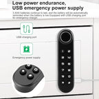 Fingerprint Cabinet Lock, Smart Electronic Cabinet Locks, Combination Password - Image 4