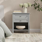 SIMPLIHOME Warm Shaker Bedside Table - Image 2