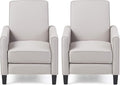 Christopher Knight Home Emmie Fabric Recliner, Light Gray, Dark Brown by ChristopherKnightHome