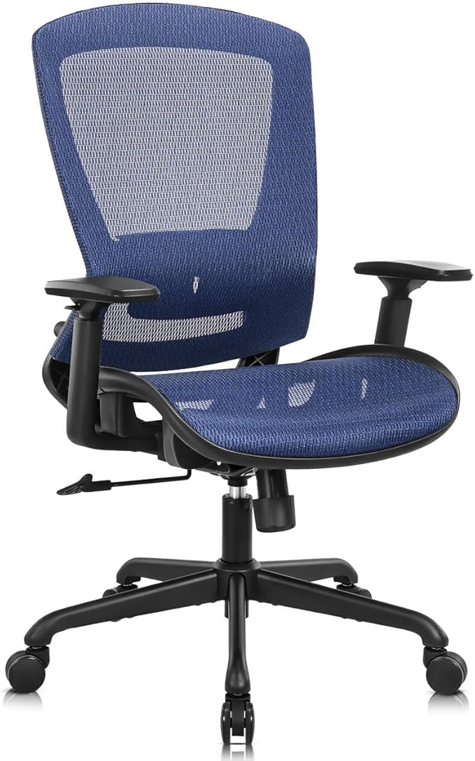 ELABEST Mesh Office Chair, Ergonomic Computer Desk Chair, Sturdy Task Chair- by ELABEST