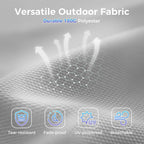 SUPERJARE 13ft Outdoor Patio Umbrella - Image 9