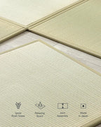 FULI Japanese Square Tatami Rug, Lightweight Igusa Mat, Made in Japan - Image 3