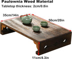 Japanese Style Tatami Table, Low Wood Stool, Suitable - Image 3