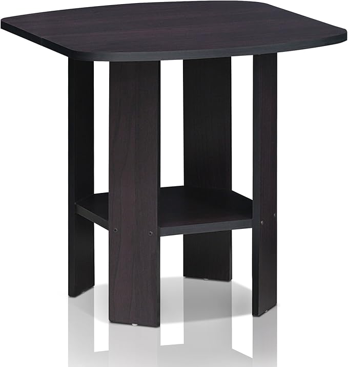 Furinno SIMPLE DESIGN Side Table, 2-Tier Modern End Table - Image 5