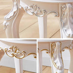 Vintage Vanity Stool Vanity Chair, Round & Rectangular Makeup Stool, Cute - Image 6