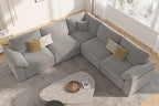 EASE MOOSE Oversized Sectional Modular Sofa, L Shape Sectional Couch Wide Deep - Image 4