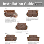 Easy-Going Loveseat Recliner Cover, Reversible Couch Cover - Image 7