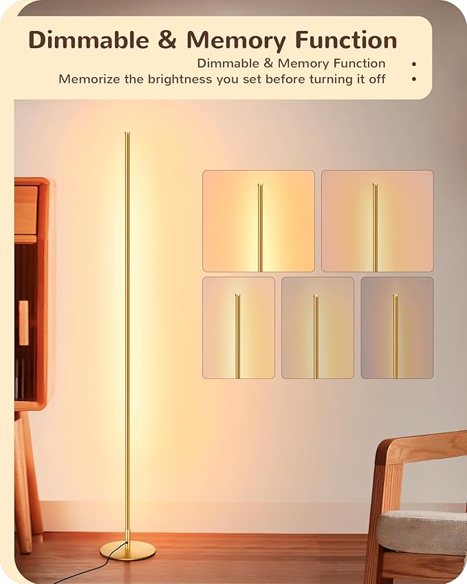 EDISHINE Floor Lamp, Remote Control & Foot Switch Floor Lamps - Image 3