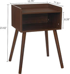 MaxSmeo Small Nightstand, Mid Century Modern Side Table Bedroom - Image 3