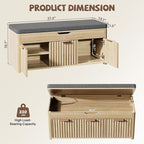 Shoe Bench with Storage - Image 2