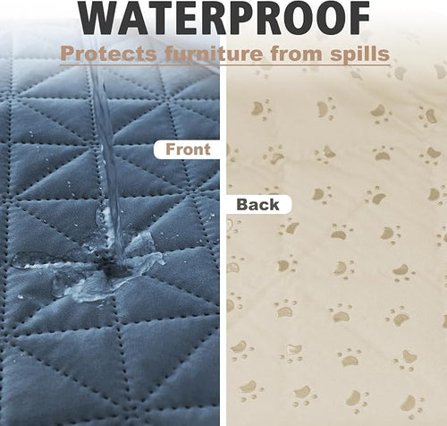 Ameritex Sofa Cover Waterproof for Seats Couch Cover for Dogs Pet Couch Cover - Image 2