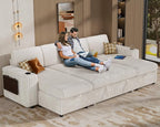 Vipbear 108" Modular Sectional Sleeper Sofa - Image 2