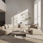 Acanva Luxury Modular Sectional Living Room Sofa Set, Modern Minimalist Style by acanva