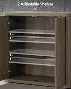 SICOTAS Buffet Cabinet with Storage 34.6" Sideboard Accent Modern Credenza with - Image 4