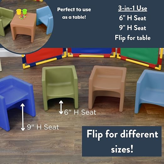 Children's Factory 3-in-1 Cube Chair - Image 8