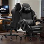 GTPLAYER Gaming Chair with Pocket Spring Cushion, Leather Office Chair with - Image 2