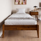 Bme Dinkee 15" Solid Wood Platform Bed Frame Without Headboard by Bme