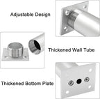 Set of 4 Aluminum Alloy Furniture Legs 4.7 Inch Height, 1.5 Inch Diameter - Image 4