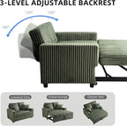 3 in 1 Convertible Sofa Bed，52.8" Pull Out Couch - Image 6