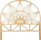 Kouboo Sunflower Rattan Full Headboard Bedroom Bedroom Furniture Headboard Full by KOUBOO