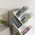 SHEEPAM 5 Tier Tree Book Shelf, Small Desktop Bookshelf - Image 7