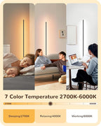 EDISHINE Floor Lamps for Living Room, Remote Control & Foot Switch Corner Floor - Image 2