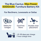 Blue Cactus 5000mAh Rechargeable Battery Pack - Image 2