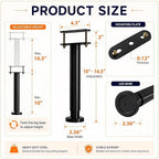 Adjustable Height Bed Frame Support Leg, Metal Bed Frame Support Legs - Image 2