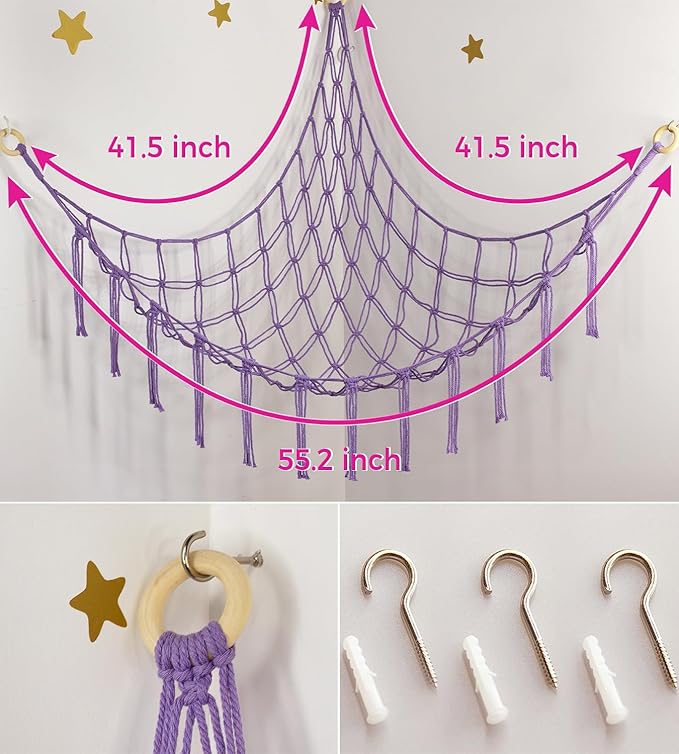 Stuffed Animal Storage Hammock or Net - Image 5