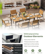 Outdoor Dining Set, Patio Table and Chairs Set - Image 4