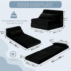 Tiita Convertible Folding Sofa Bed Single Size - Image 2