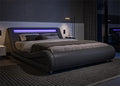 Allewie Queen Size LED Platform Bed Frame by Allewie