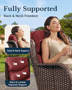 HILLGA Luxury High Back Patio Furniture Set - Image 5