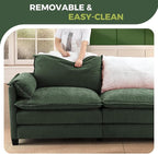 ELUCHANG Oversized 153" Modular Sectional Sofa, Comfy Cloud Couch, U Shaped - Image 7