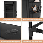 VTRIN Vertical Narrow Shoe Rack Organizer 10 Tier Tall Shoe Shelf Holds 20-22 - Image 4
