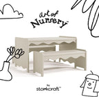 Storkcraft Casablanca Montessori Indoor Kids Table & Bench Set – Premium Kids - Image 6