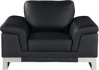 Blackjack Furniture Weston Collection Genuine Italian Leather Living Room Chair - Image 3