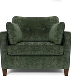 Luxury Oversized Accent Chair, 40.9" Upholstered Comfy Piping Single Armchairs - Image 9