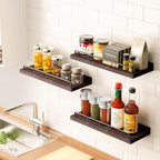 RYOFOBETTO Floating Shelves, Bathroom Decor Shelves Over Toilet, Farmhouse Wall - Image 6