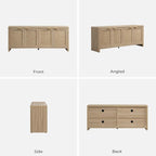 SICOTAS TV Stand for Living Room Boho Entertainment Center for Bedroom - Image 9