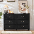 Joaxswe Farmhouse 6 Drawers Dresser - Image 7