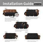 Easy-Going Oversized Recliner Sofa Cover, Reversible Couch Cover - Image 7