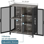 BON AUGURE Small Coffee Bar Cabinet - Image 2