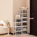 Bamboo Shoe Rack 12 Tier- Vertical Shoe Rack - Image 2