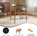 Kennedy Armchair, Mid Century Modern Dining Chair, PU Upholstered Kennedy Chair - Image 4