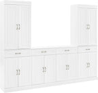 Crosley Furniture Stanton 3-Piece Traditional Sideboard Buffet Cabinet and by CrosleyFurniture