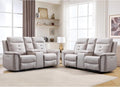 ANJ Oversized Power Reclining Loveseat Sofa Set of 2 by ANJ
