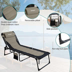 Outdoor Folding Lounge Chair Padded - Image 5