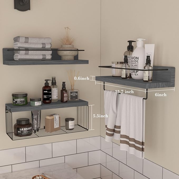 PopiShelves Bathroom Shelves Over Toilet - Image 3