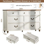 Joaxswe Farmhouse 54" 7 Drawers Dresser - Image 2